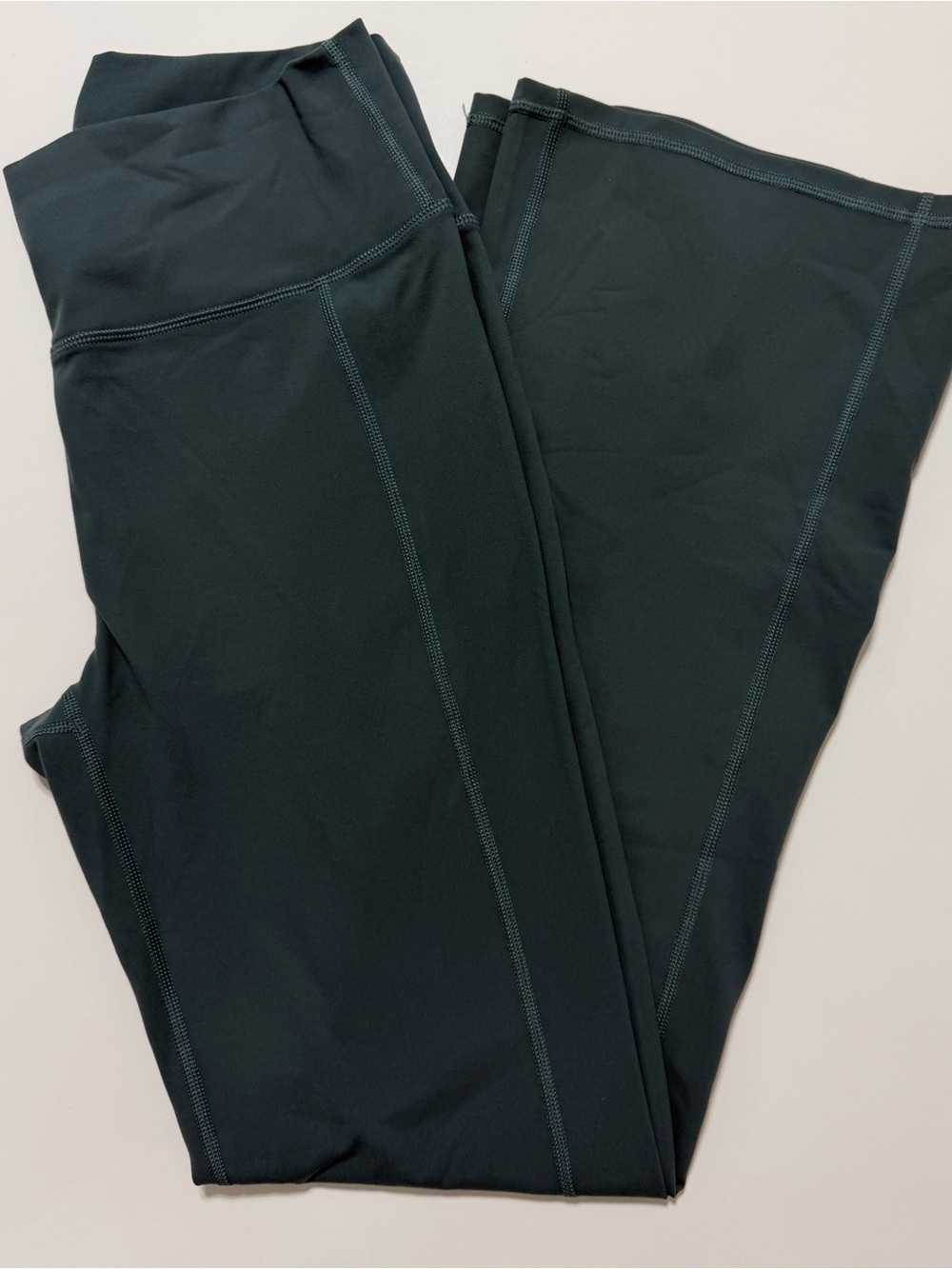 Teal Flared Workout Leggings